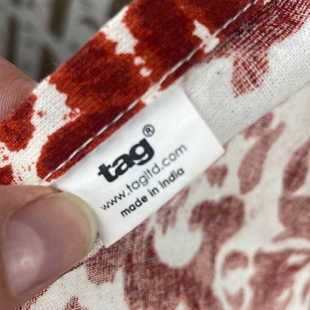 Tag Abstract Floral Printed Apron - Picture 8 of 9